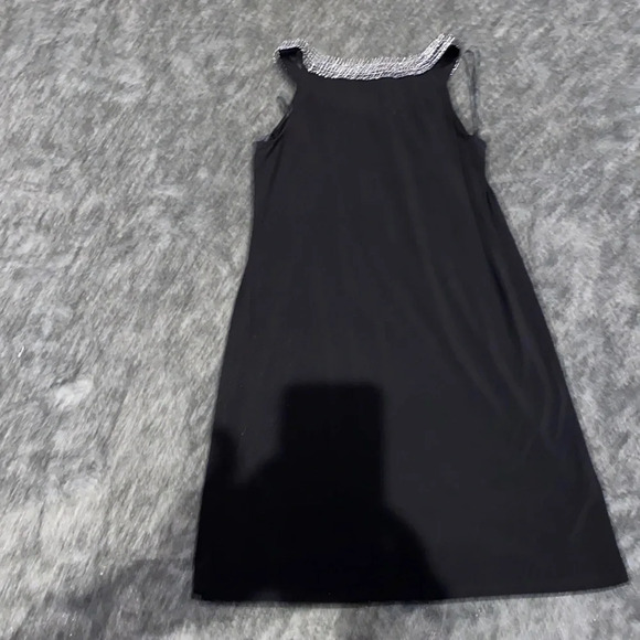 Calvin Klein tunic black chain link neck midi dress - Picture 5 of 12